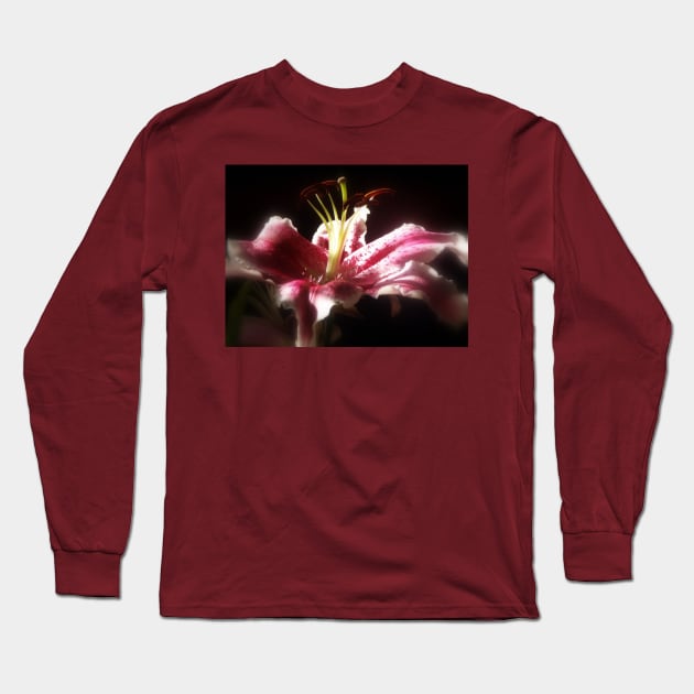 Stargazer Lilies #16 Long Sleeve T-Shirt by DlmtleArt